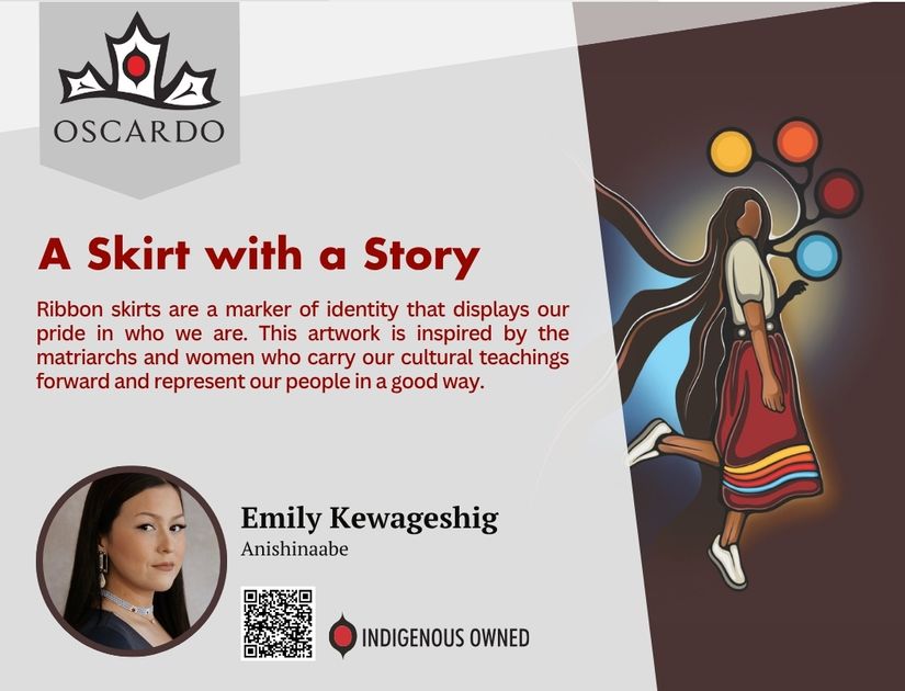 Emily Kewageshig A Skirt with a Story POS Cards