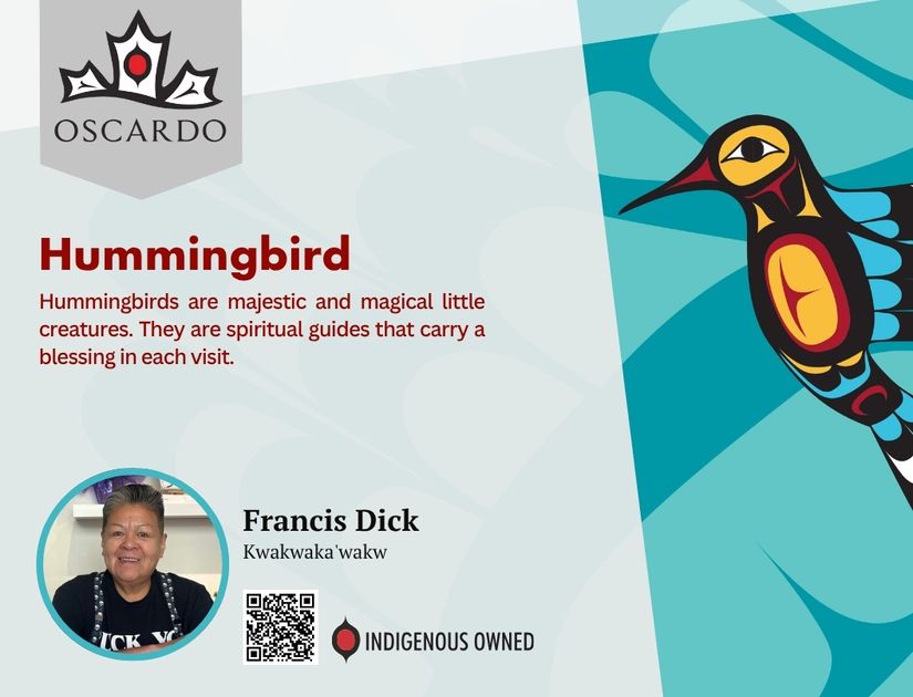 Francis Dick Hummingbird POS Cards