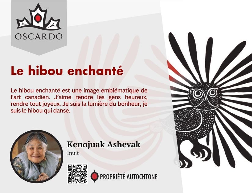 Kenojuak Ashevak Enchanted Owl POS Cards