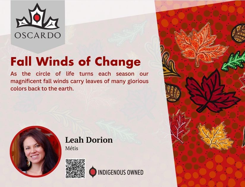 Leah Dorion Fall Winds of Change POS Cards