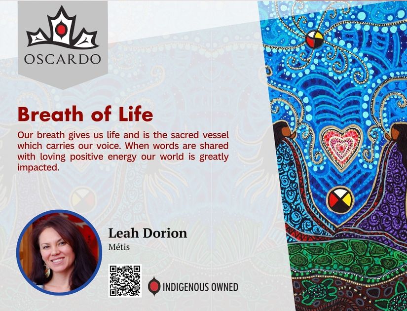Leah Dorion Breath of Life POS Cards