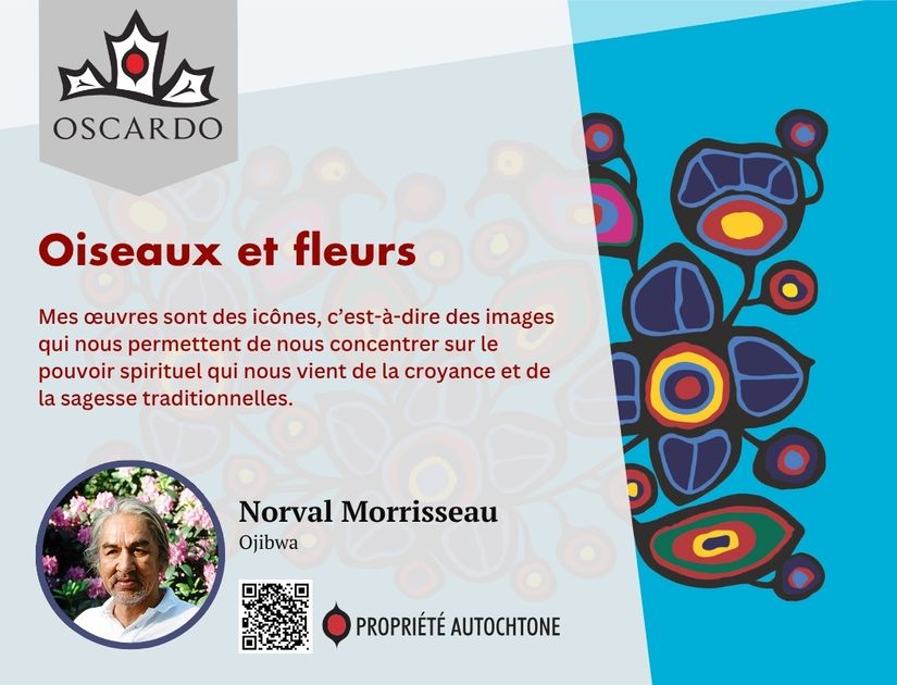 Norval Morrisseau Flowers and Birds POS Cards