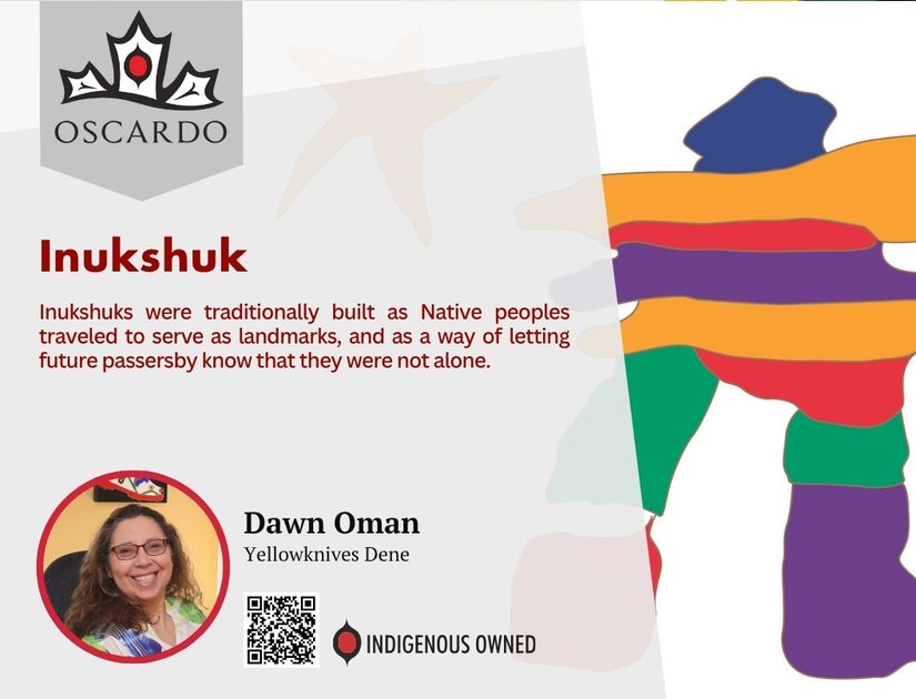 Dawn Oman Inukshuk POS Cards