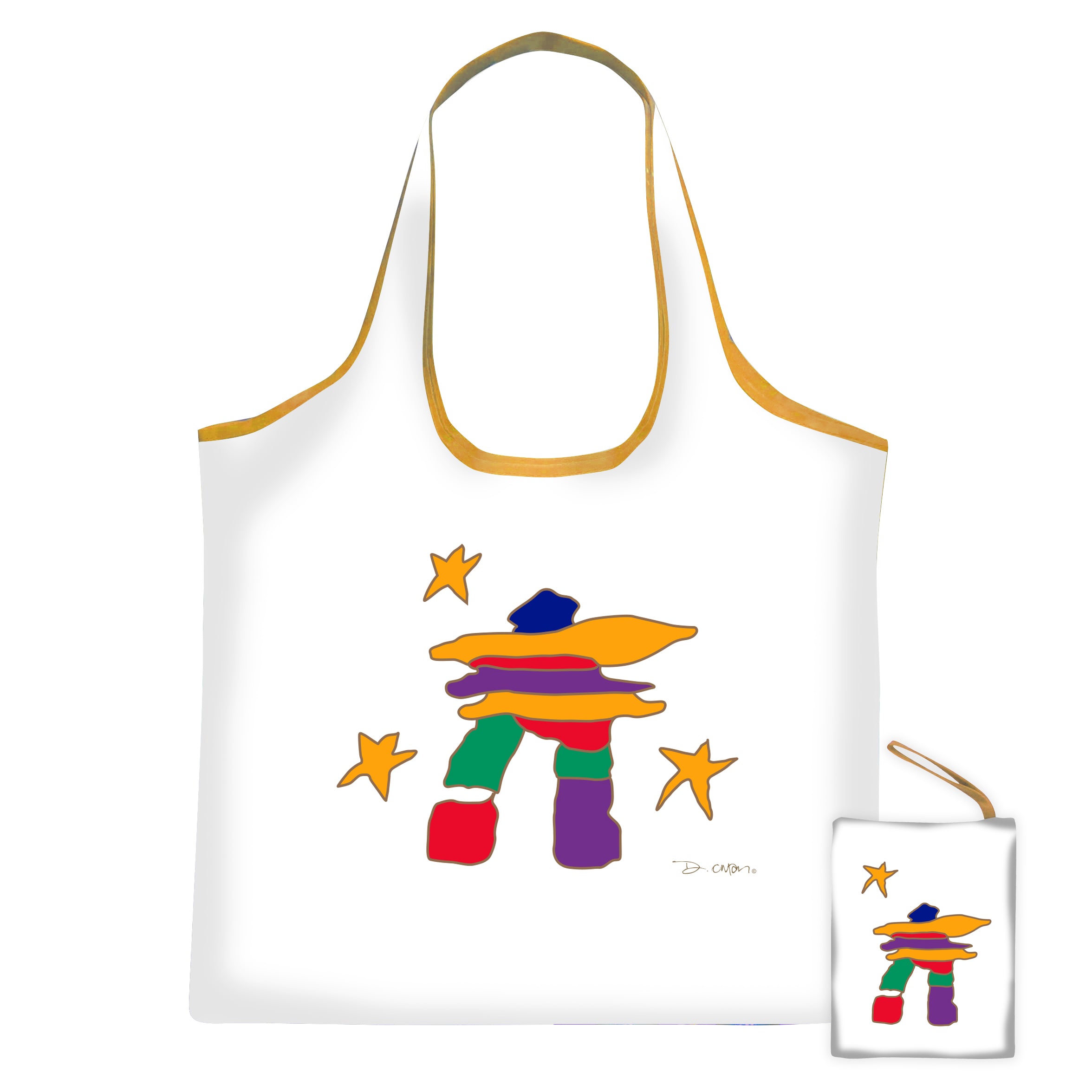 Dawn Oman Inukshuk Eco Shopping Bag
