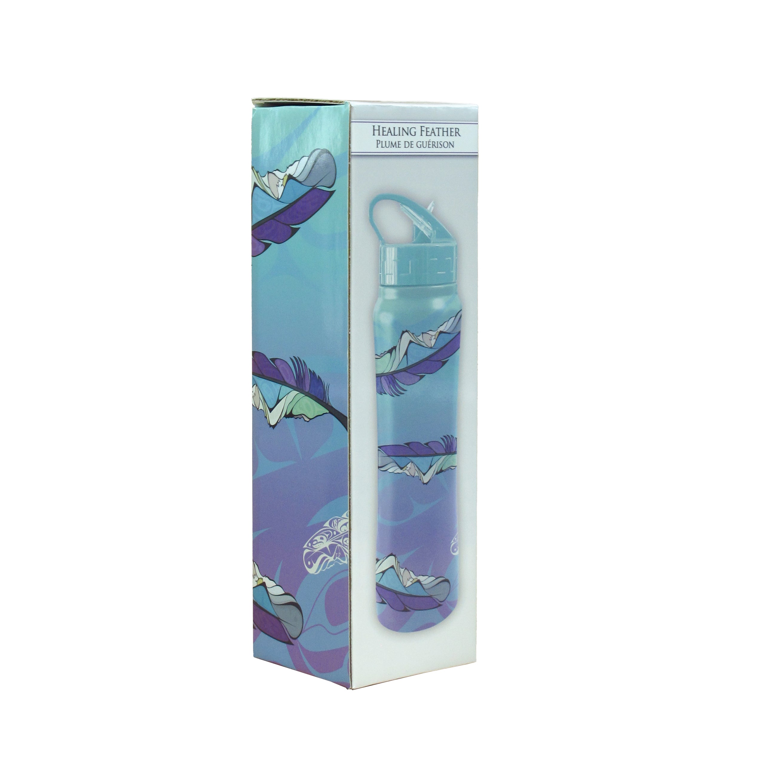 Michelle Stoney Healing feather Sport Bottle