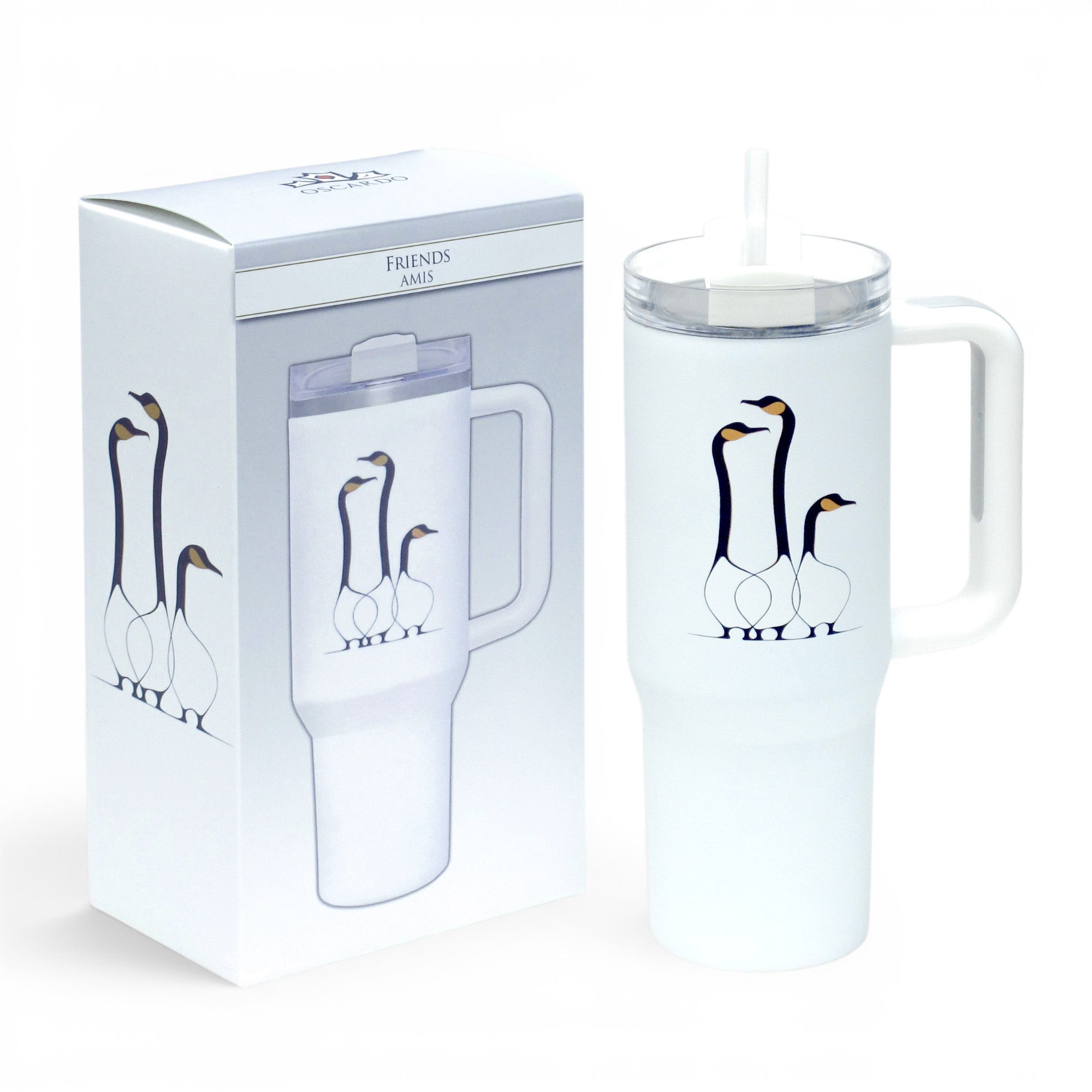 Benjamin Chee Chee Friends 30oz Straw Tumbler
