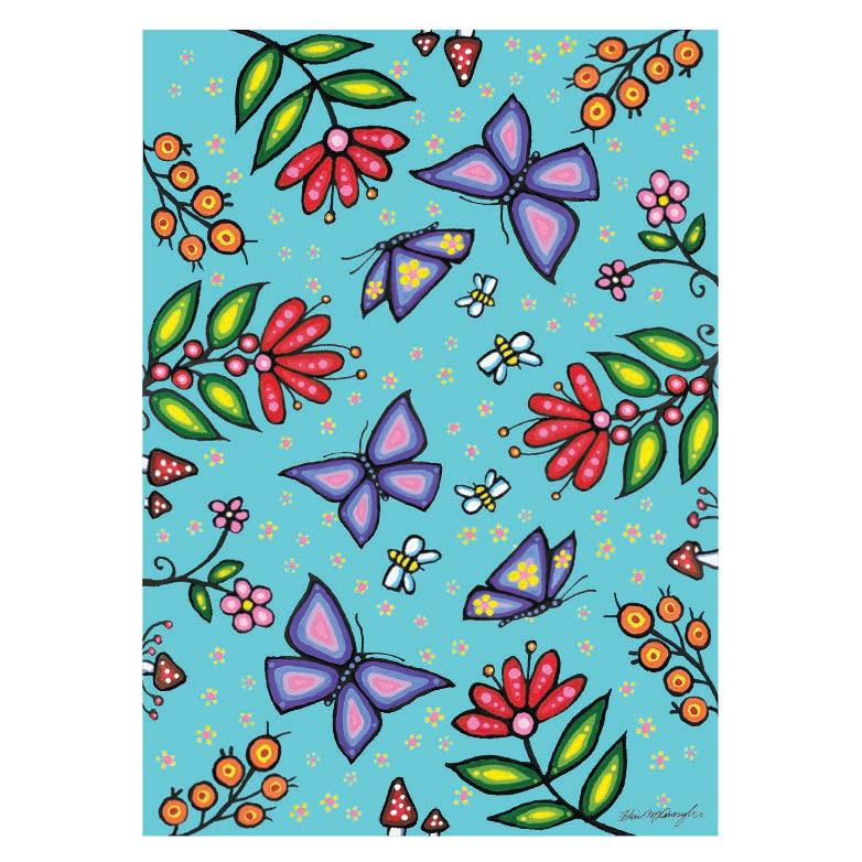 Kim McDonough Happiness Eco Tea Towel