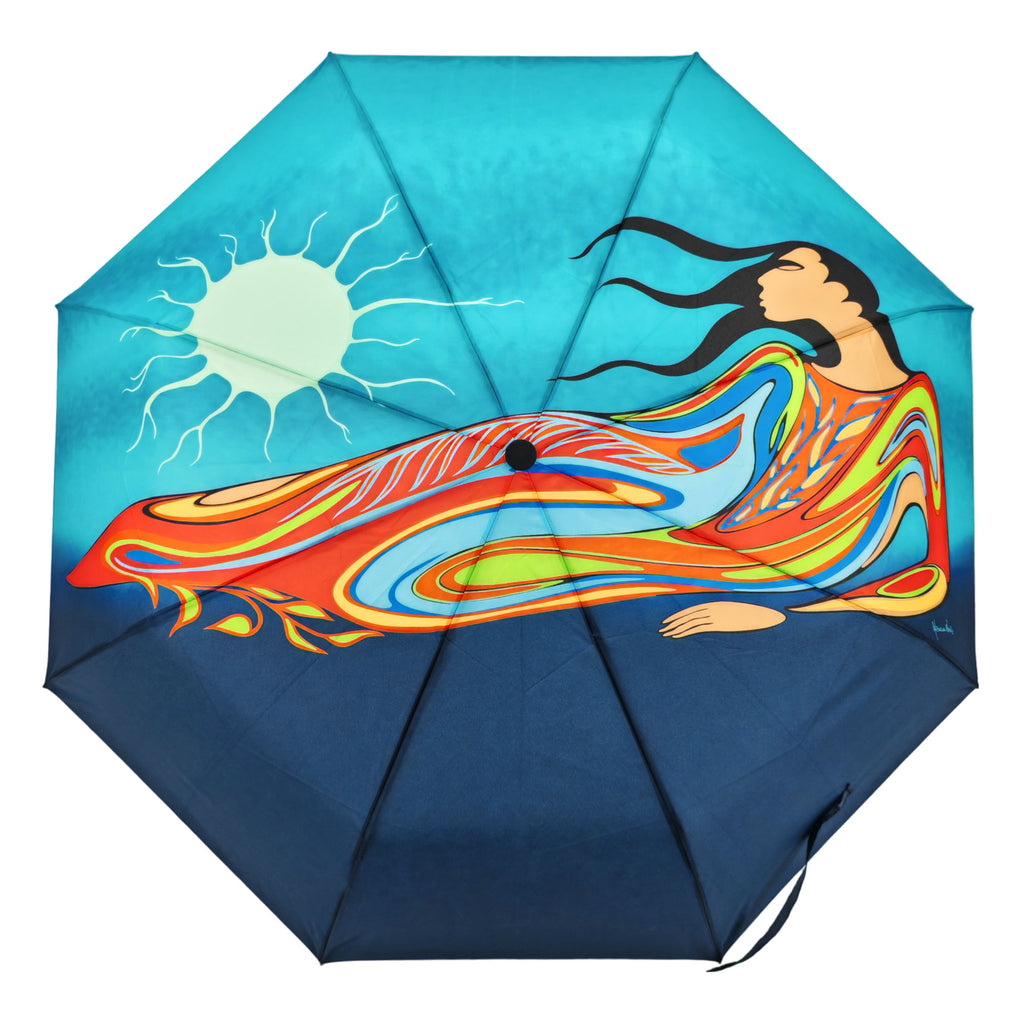 Maxine Noel Mother Earth Collapsible Umbrella — Oscardo
