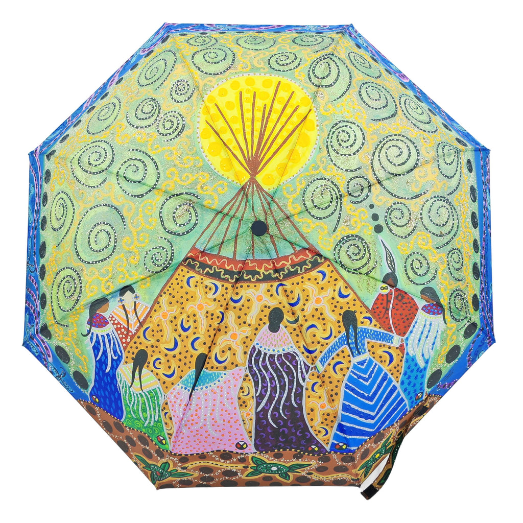Leah Dorion Dancing Women Collapsible Umbrella — Oscardo