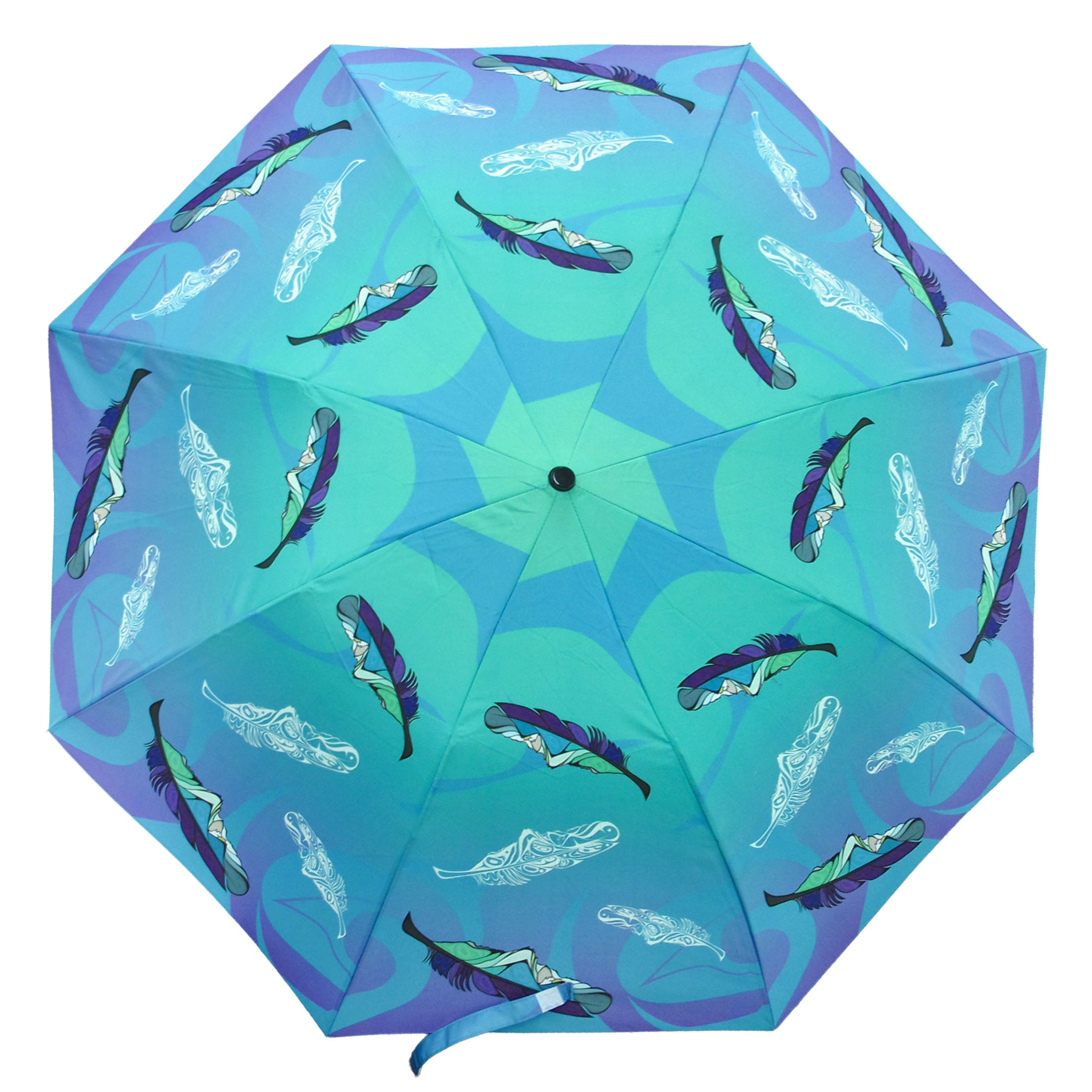 Michelle Stoney Healing Feather Collapsible Umbrella