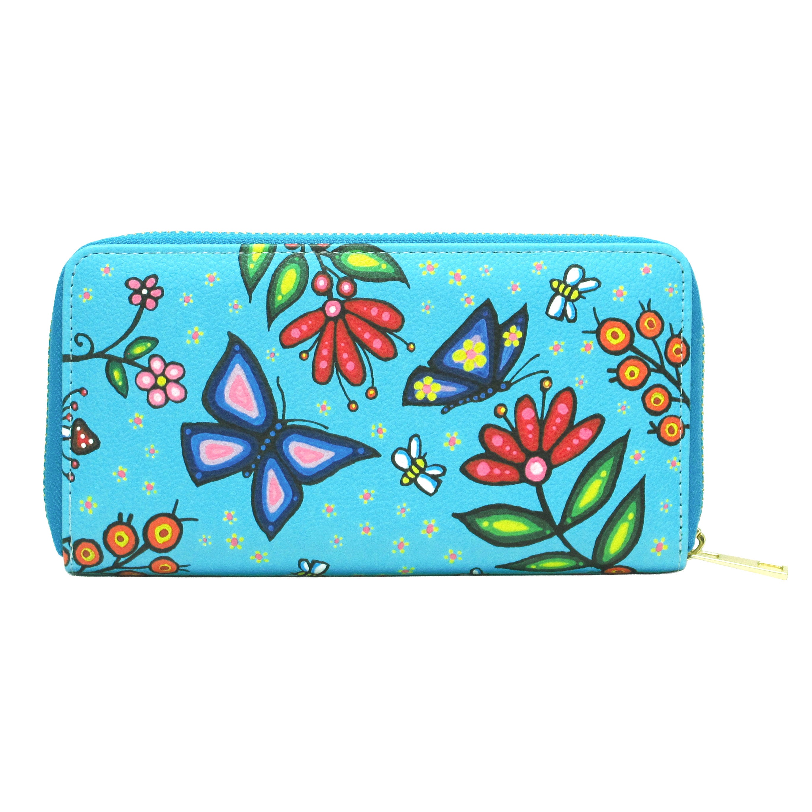 Kim McDonough Happiness Zip-Around Wallet