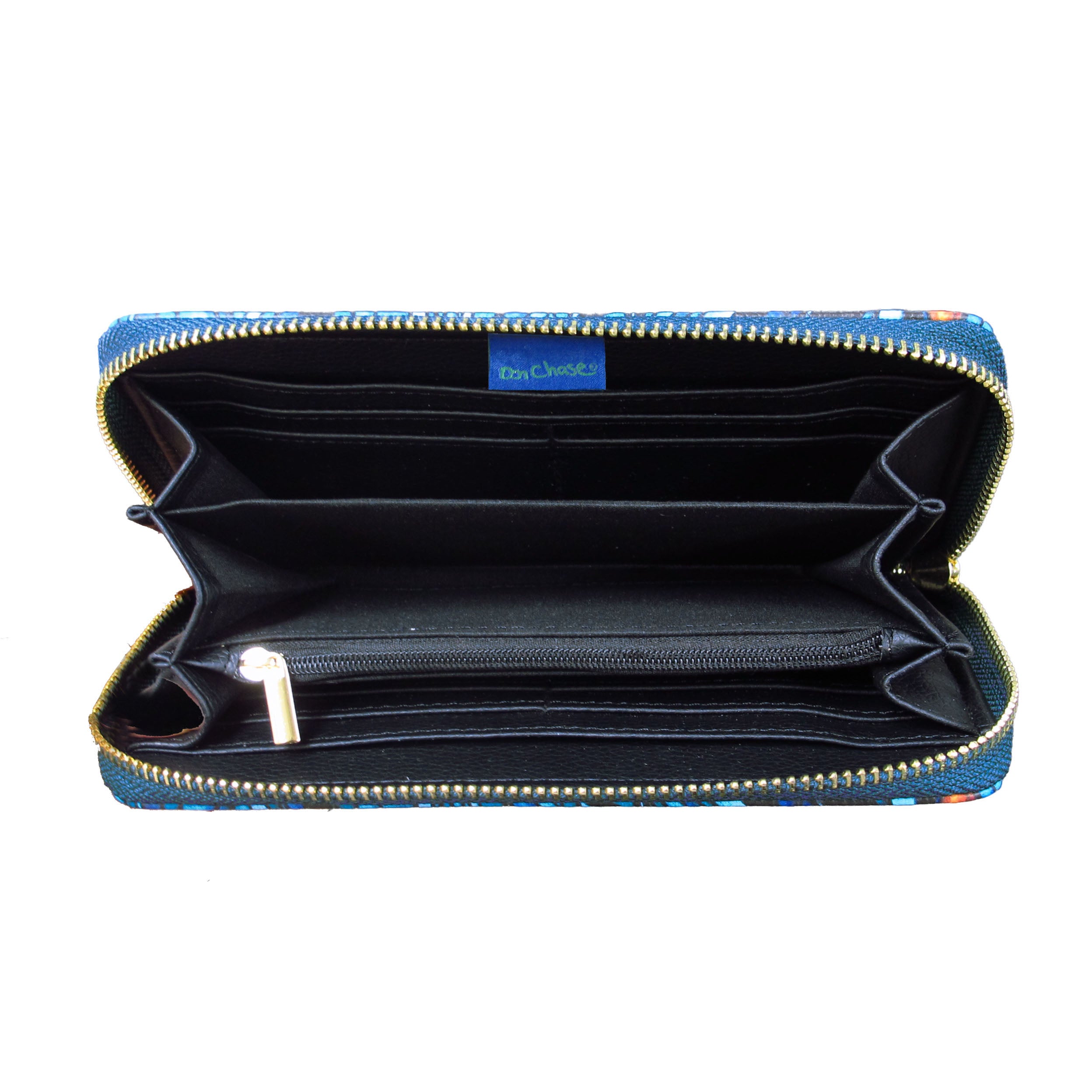 Don Chase Spirit Fish Zip-Around Wallet