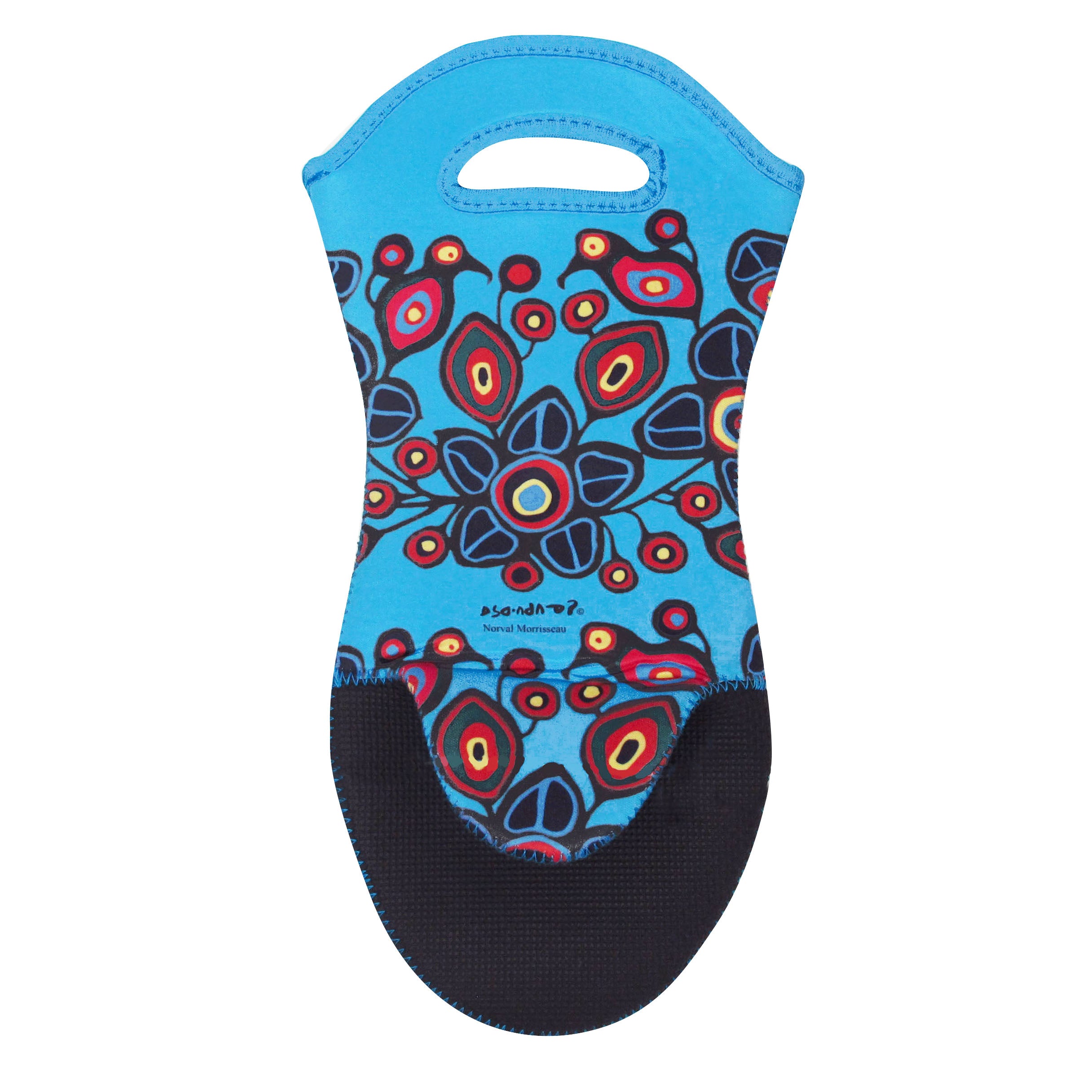 Norval Morrisseau Flowers and Birds Oven Mitt