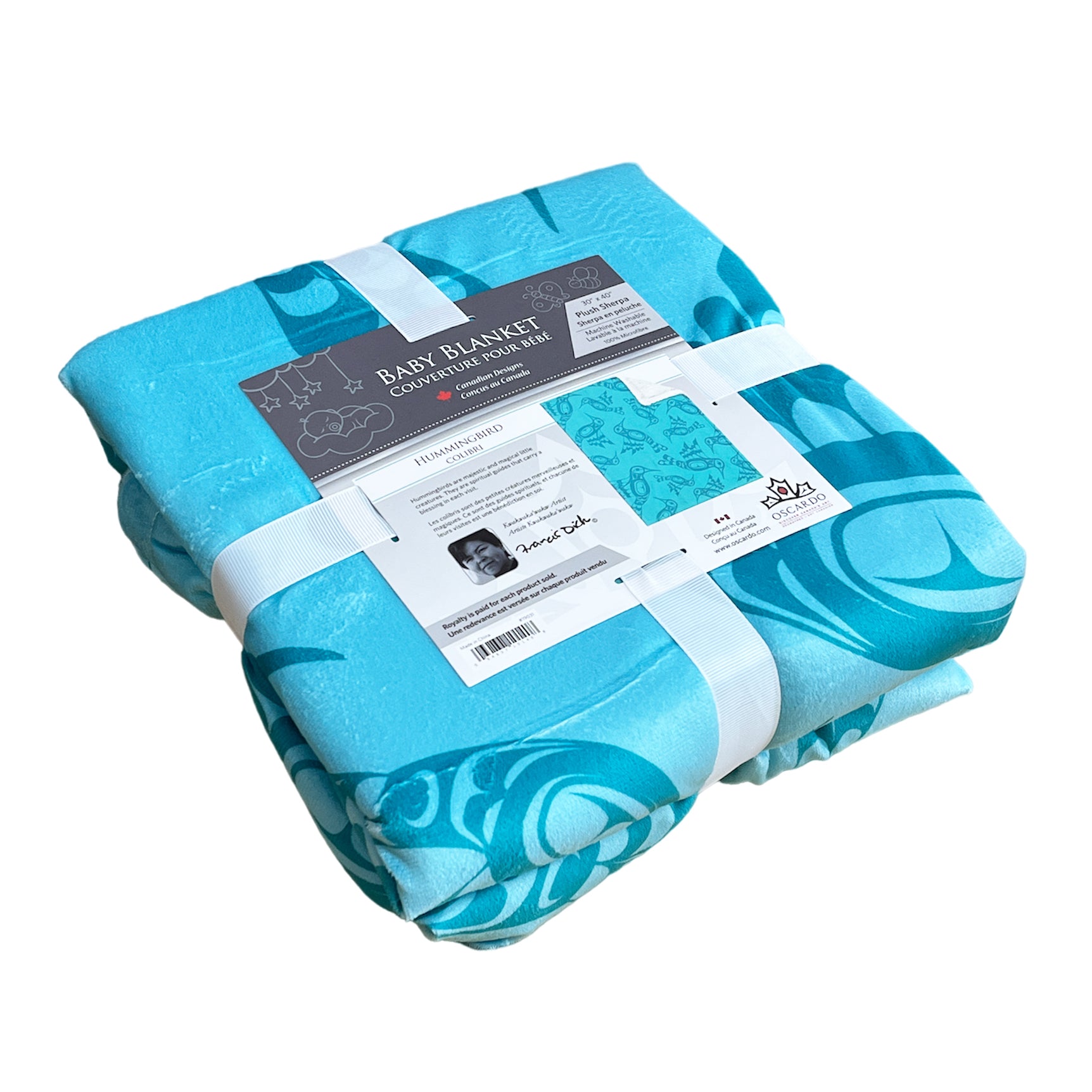 Francis Dick Hummingbird Baby Blanket - Out of stock