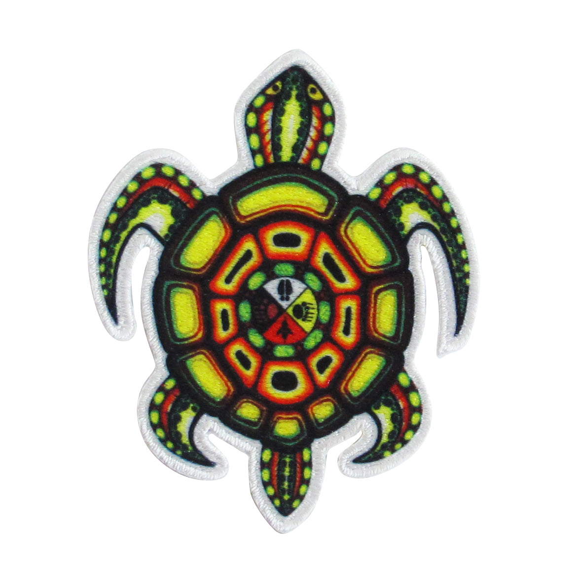 James Jacko Medicine Turtle Iron-on Patch — Oscardo
