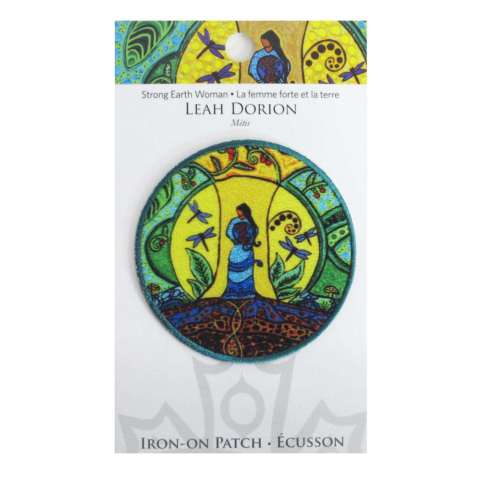 Leah Dorion Strong Earth Woman Iron-on Patch