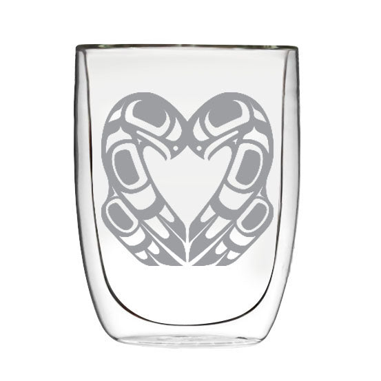 Roy Henry Vickers Eagle Heart Double-Wall Glass - Out of Stock