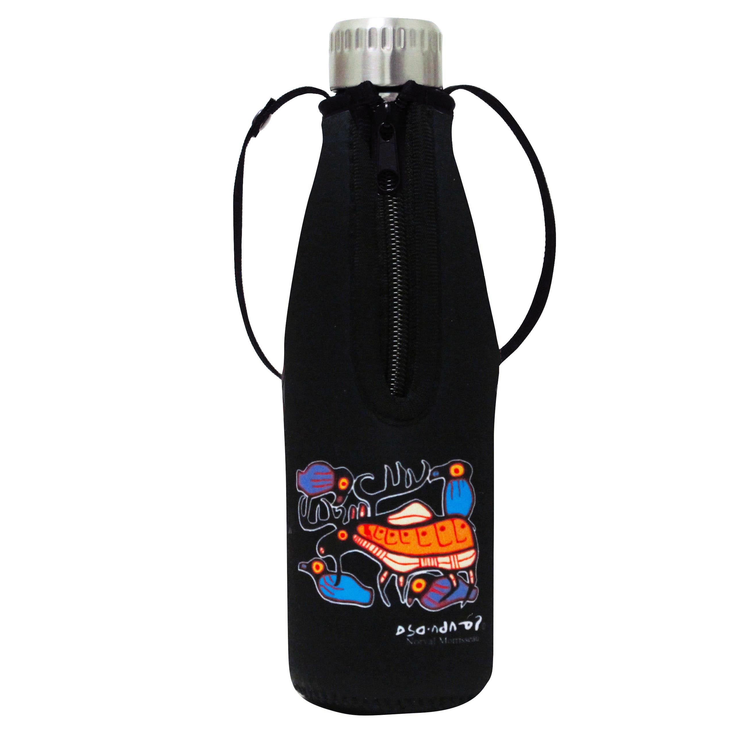 Norval Morrisseau Moose Harmony Water Bottle and Sleeve