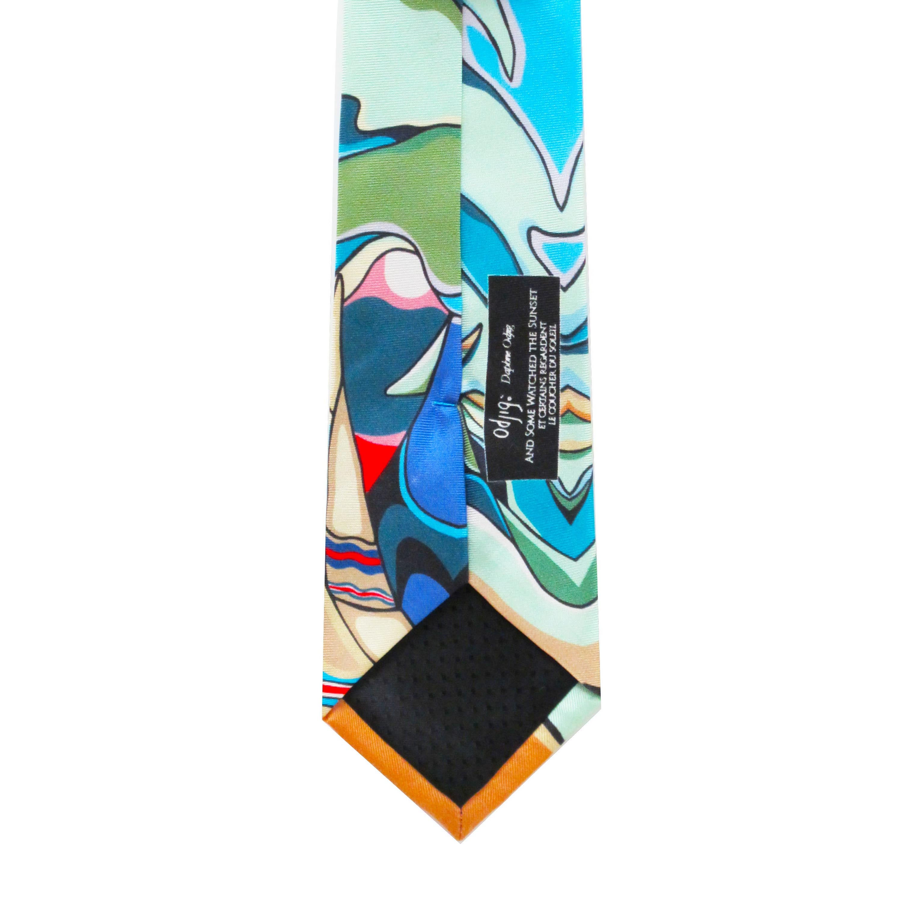 Daphne Odjig And Some Watched The Sunset Artist Design Silk Tie