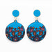 Norval Morrisseau Flowers and Birds Vegan Leather Earrings - available Oct 15, 2020 - Oscardo