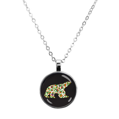 Dawn Oman Spring Bear Dome Glass Necklace - Oscardo
