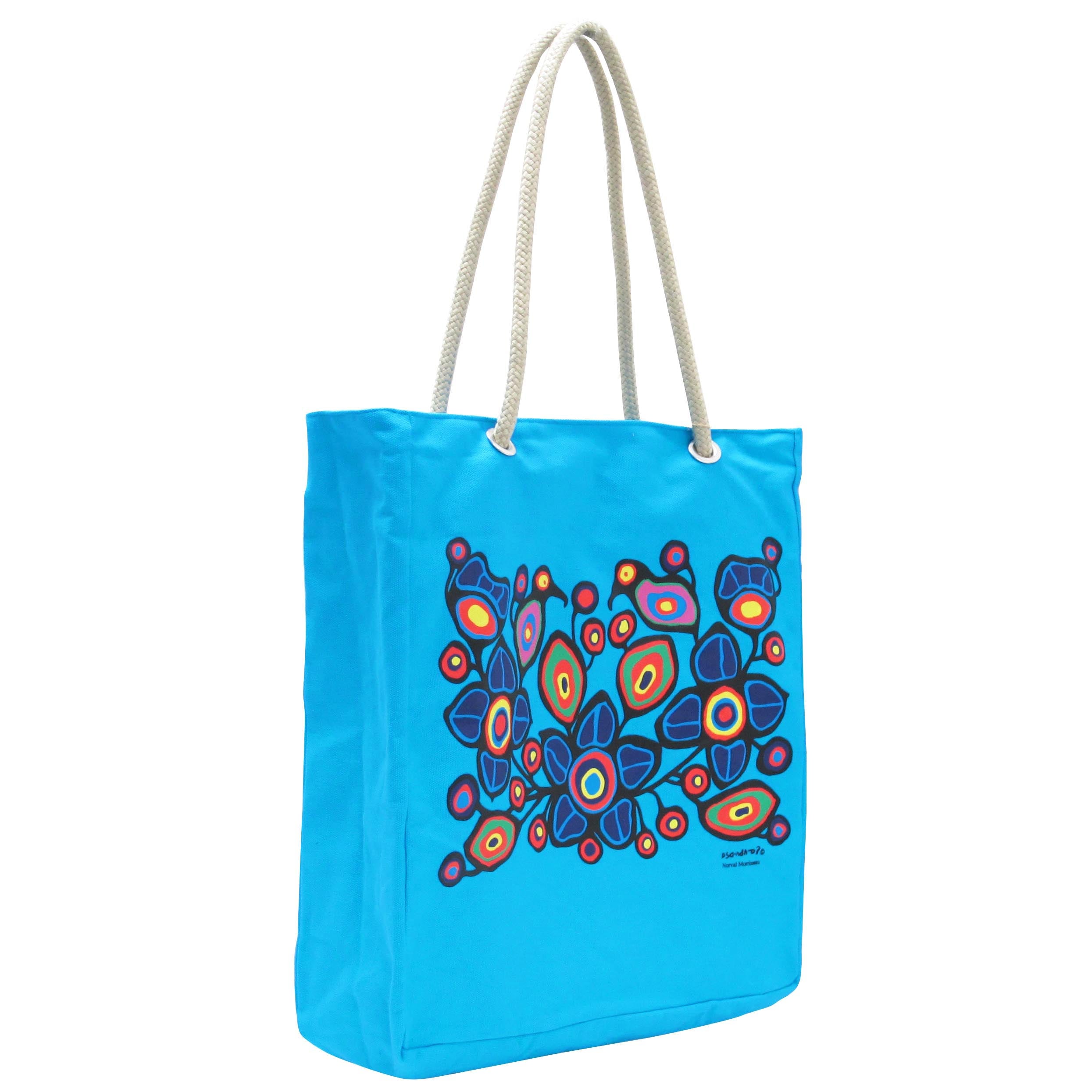 Norval Morrisseau Flowers and Birds Eco-Bag