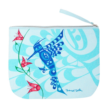 Francis Dick Peace, Love and Happiness Eco Zip Pouch - Oscardo
