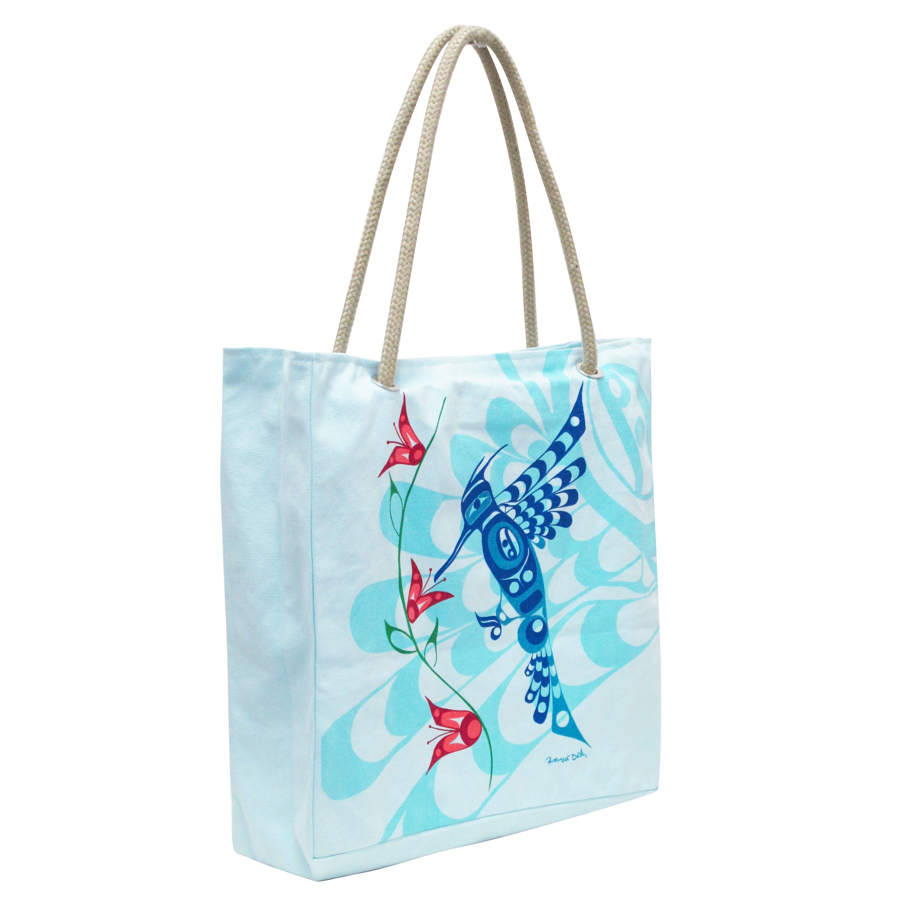 Francis Dick Peace,Love and Happiness Eco-Bag - Out of Stock