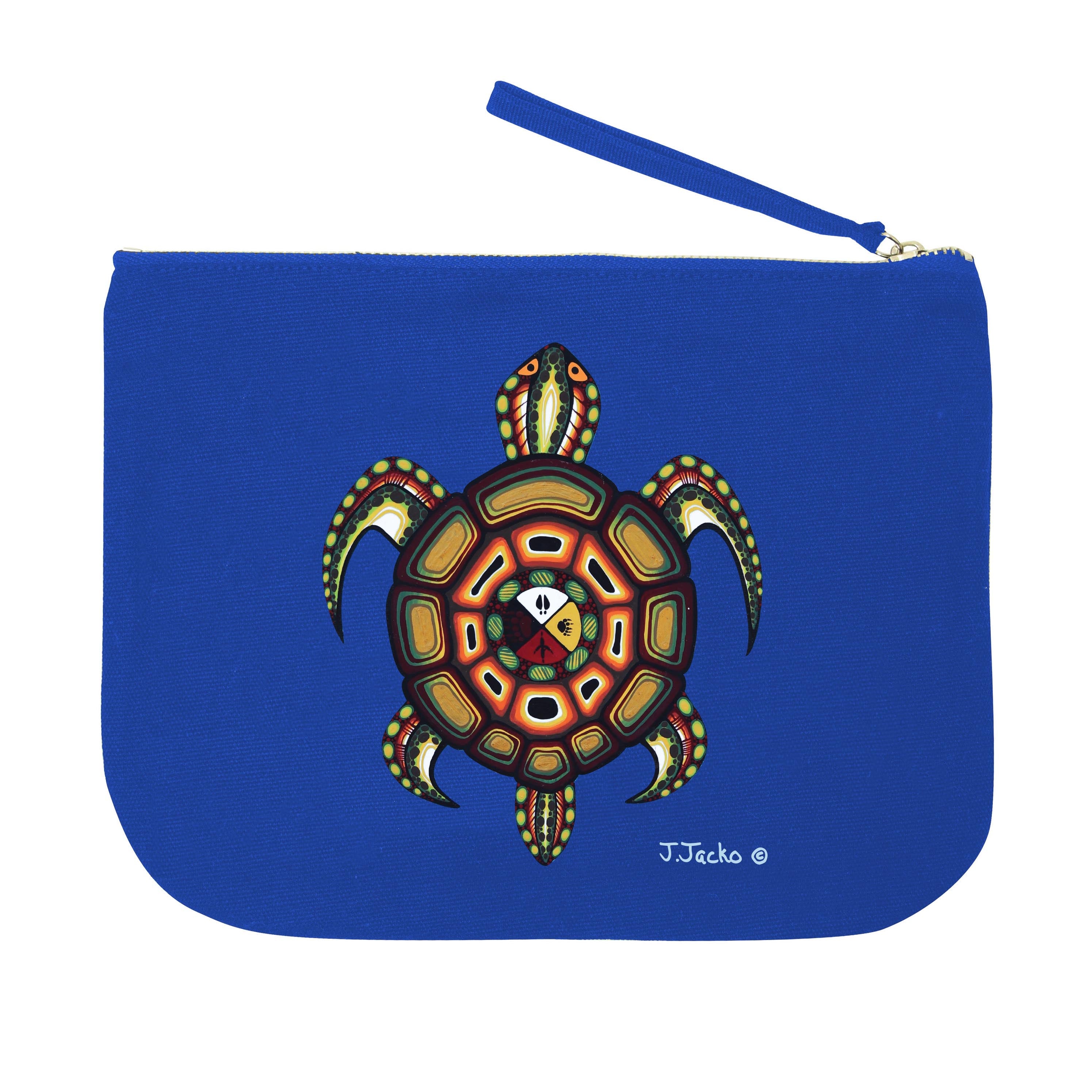 James Jacko Medicine Turtle Eco Zip Pouch-Out of Stock