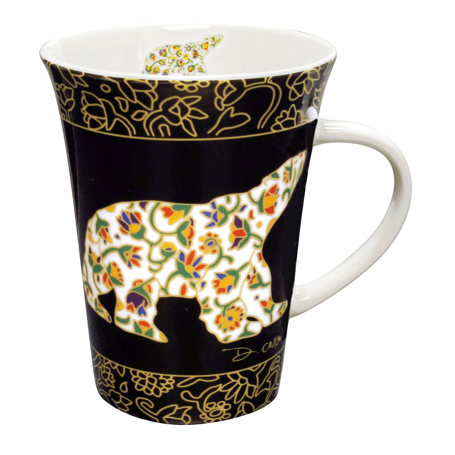 Dawn Oman Spring Bear Porcelain Mug - Oscardo
