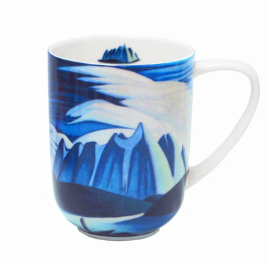 Lawren Harris Lake and Mountains Porcelain Mug - Oscardo