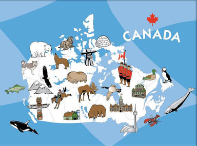 Map of Canada Magnet - Oscardo