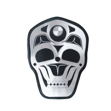 James Johnson Skull Metallic Magnet - Oscardo