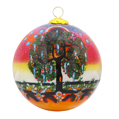 James Jacko Tree of Life Glass Ornament - Oscardo