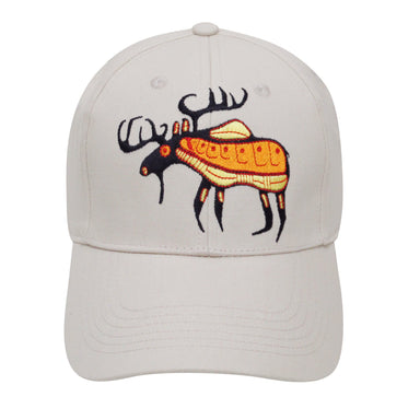 Norval Morrisseau Moose Harmony Embroidered Baseball Cap - Temporarily Out of Stock - Oscardo