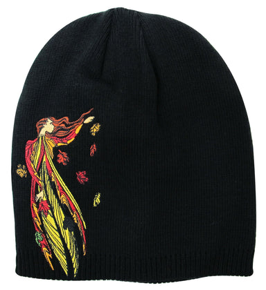 Maxine Noel 'Leaf Dancer' Embroidered Knitted Hat - Oscardo