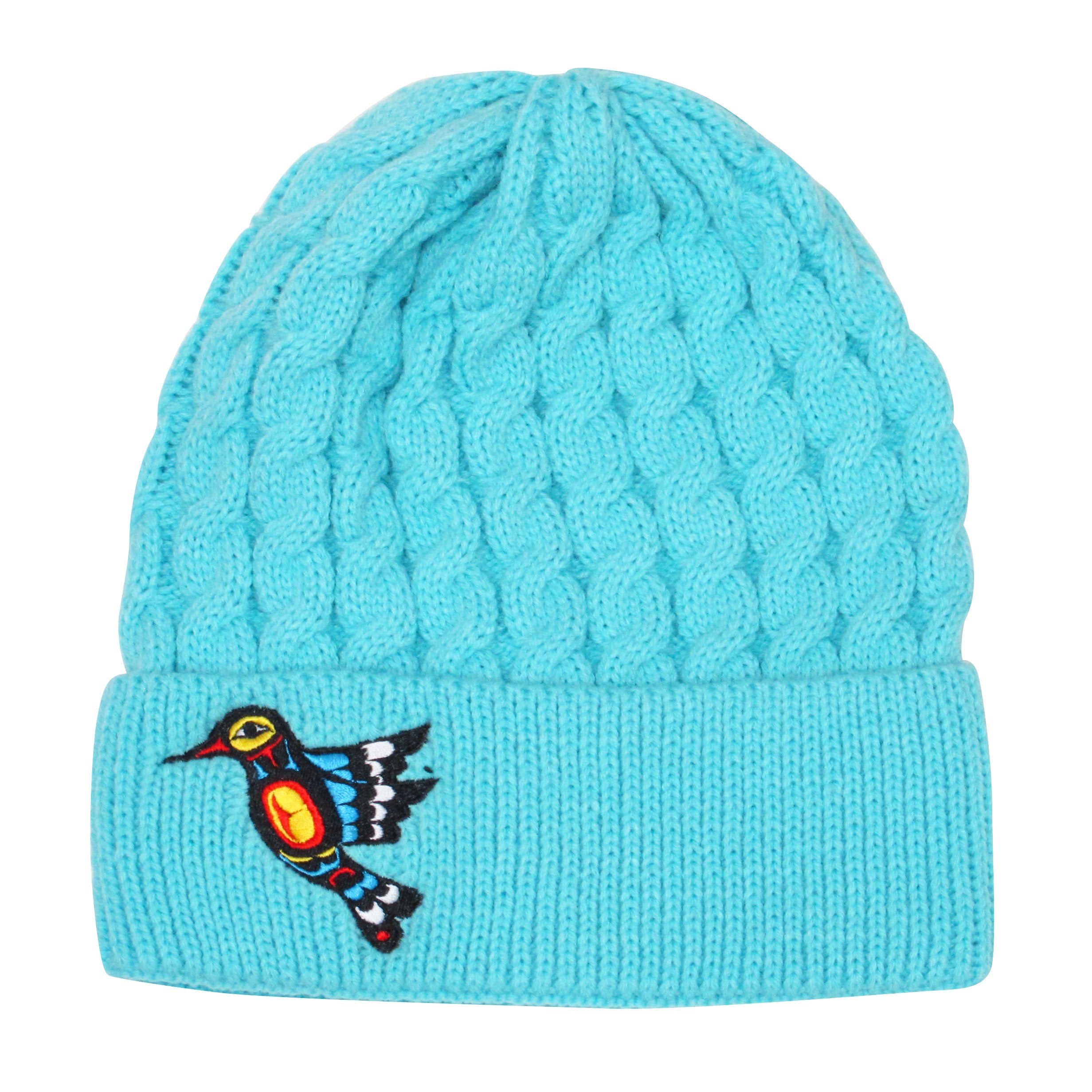 Francis Dick Hummingbird Embroidered Knitted Hat - Oscardo