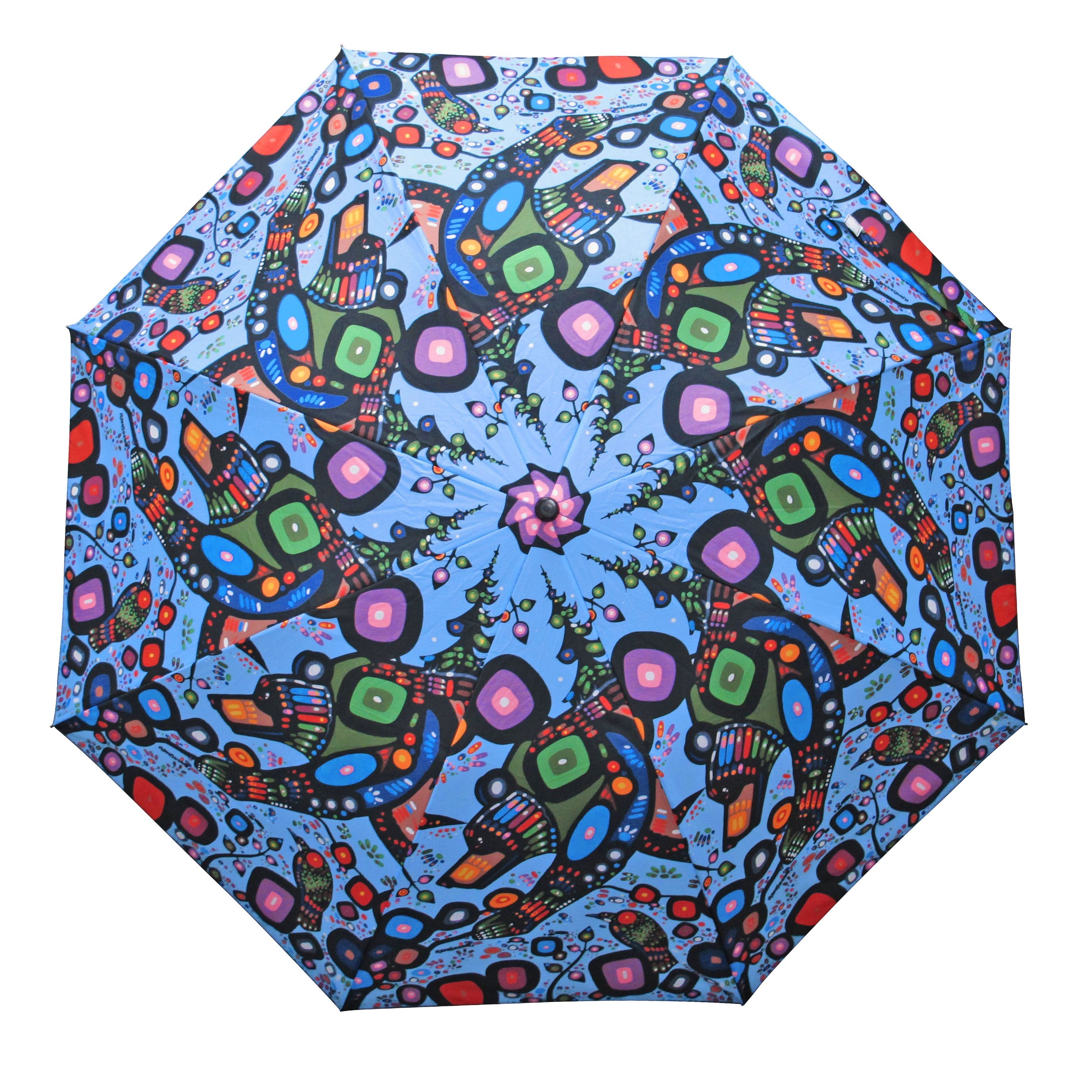 John Rombough Bear Artist Collapsible Umbrella - Oscardo