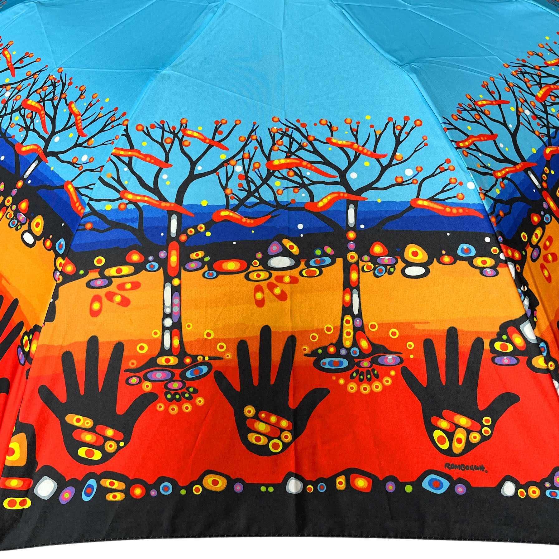 John Rombough Remember Artist Collapsible Umbrella — Oscardo