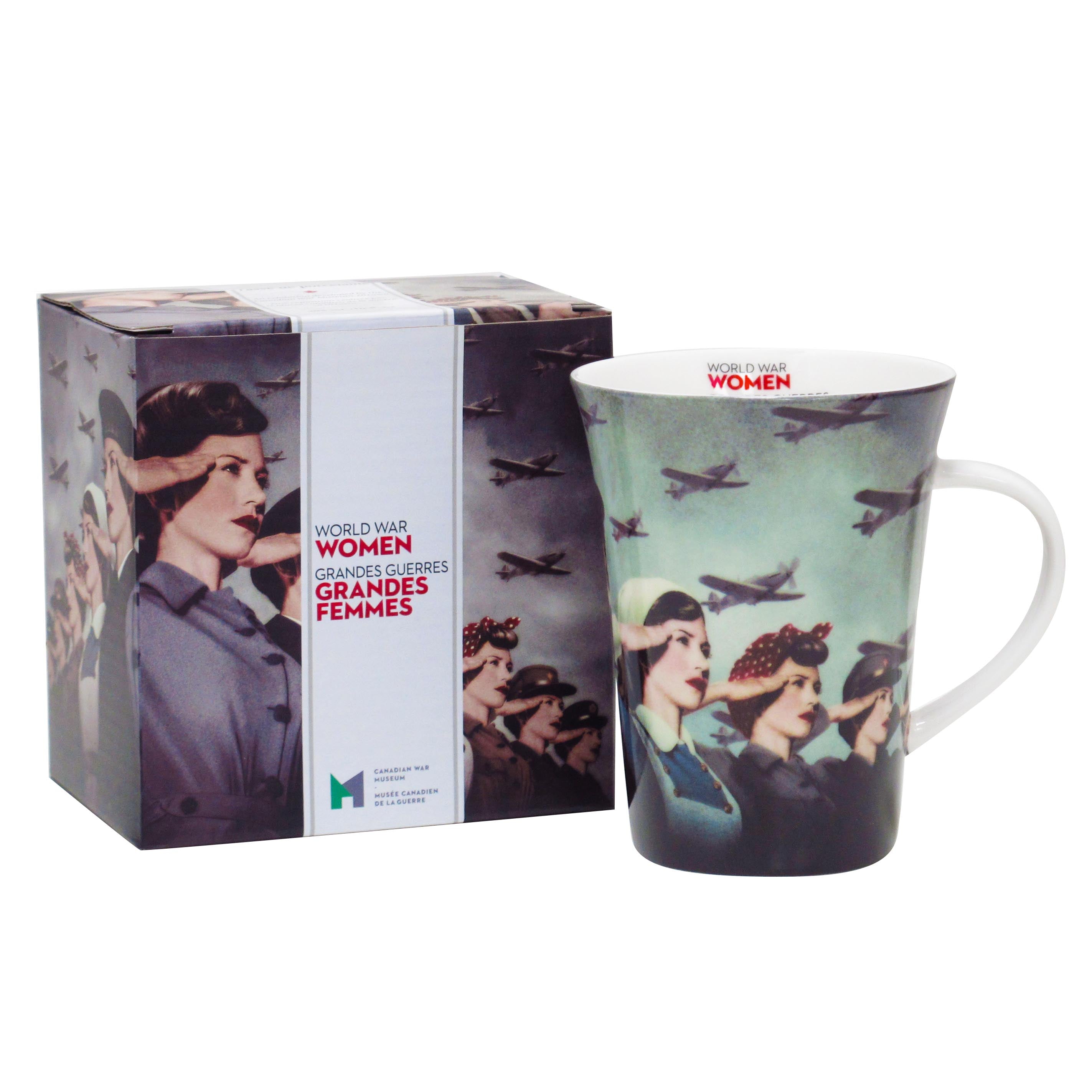 World War Women Porcelain Mug