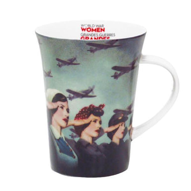 World War Women Porcelain Mug - Oscardo